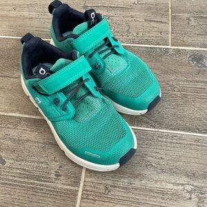 Vibrant Teal Kids Sneakers
